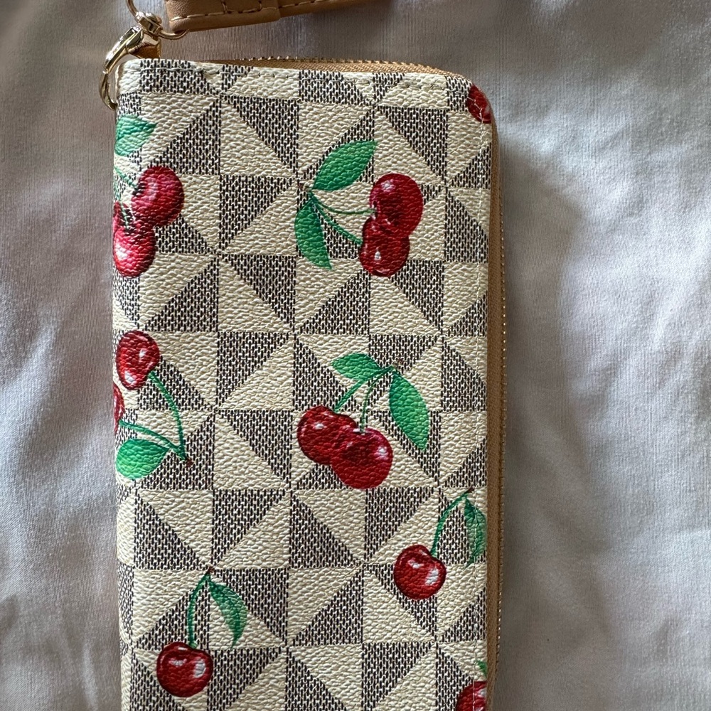 Cherry Pattern Wallet - image 1